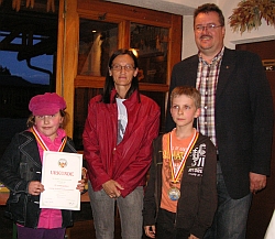 Ein Teil der erfolgreichen SchützInnen derSchülerklasse Ein Teil der erfolgreichen SchützInnen derSchülerklasse