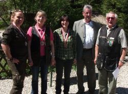 Damen v.l.v.r.: Fr. Schragen, Hr. Zerobin, Hr. Mayr, Hr. Ing. Leibetseder, Hr. Payrhuber