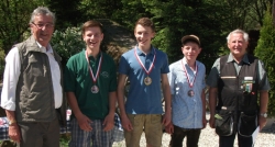 Schüler v.l.n.r.: Ing. Leibetseder, Roithmayr S., Felbermair, Erbler F., Payrhuber