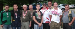 Mannschaft 1.  3. Platz v.l.n.r.: Burgstaller, Stumptner, Puchner, Strasser, Roithmayr S., Roithmayr M., Eisenhuber, Roithmayr R., Kremeier