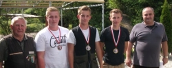 Junioren v.l.n.r.: Payrhuber, Kroißböck, Geiselmayr,Felbermair Gruber H Junioren
