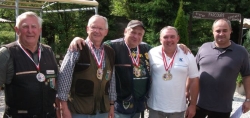 Mannschaft 1. Platz v.l.n.r.: Payrhuber, Lindmeyer, Mayr E., Hufnagl, Gruber H.