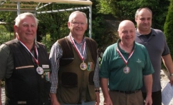Senioren II v.l.n.r.: Payrhuber, Lindmeyer, Kronberger J. Gruber H.