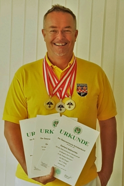 Gerhard Salbrechter von SSV Sponheim, zwei Mal österreichischer Meister   und einmal Silber