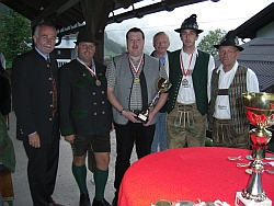 Sieger OÖMS v.l.n.r.: BR H.Peinsteiner, 3. S. Verwagner,1. T.Primig, LSP Irsiegler, 2.R.Kreidl, Obmann A. Putz.