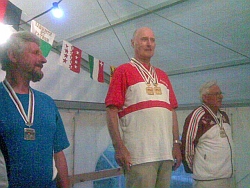 Das erste Siegerfoto via MMS von der Siegerehrung