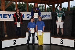 Frauen Mannschaft liegend