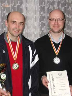 Bezirksmeister Rebernig mit Vize Auprich. Bezirksmeister Rebernig mit Vize Auprich.
