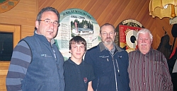 Rheintalmeister USG Höchst vlnr Perzi,Garnistschnig, Raich, Klocker