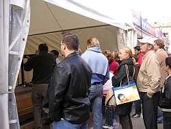 Großer Andrang am Luftgewehrstand des ÖSB Großer Andrang am Luftgewehrstand des ÖSB